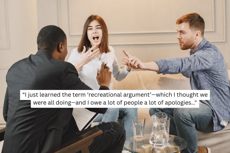 Woman realizes she comes from a 'recreational argument' family and so many people feel seen