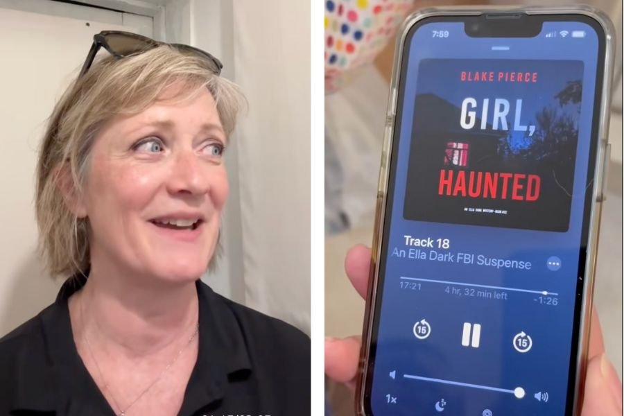 kate burns, kate burns audiobooks, audible, audiobooks, blake pierce, narrating, narrator, audiobook narrator