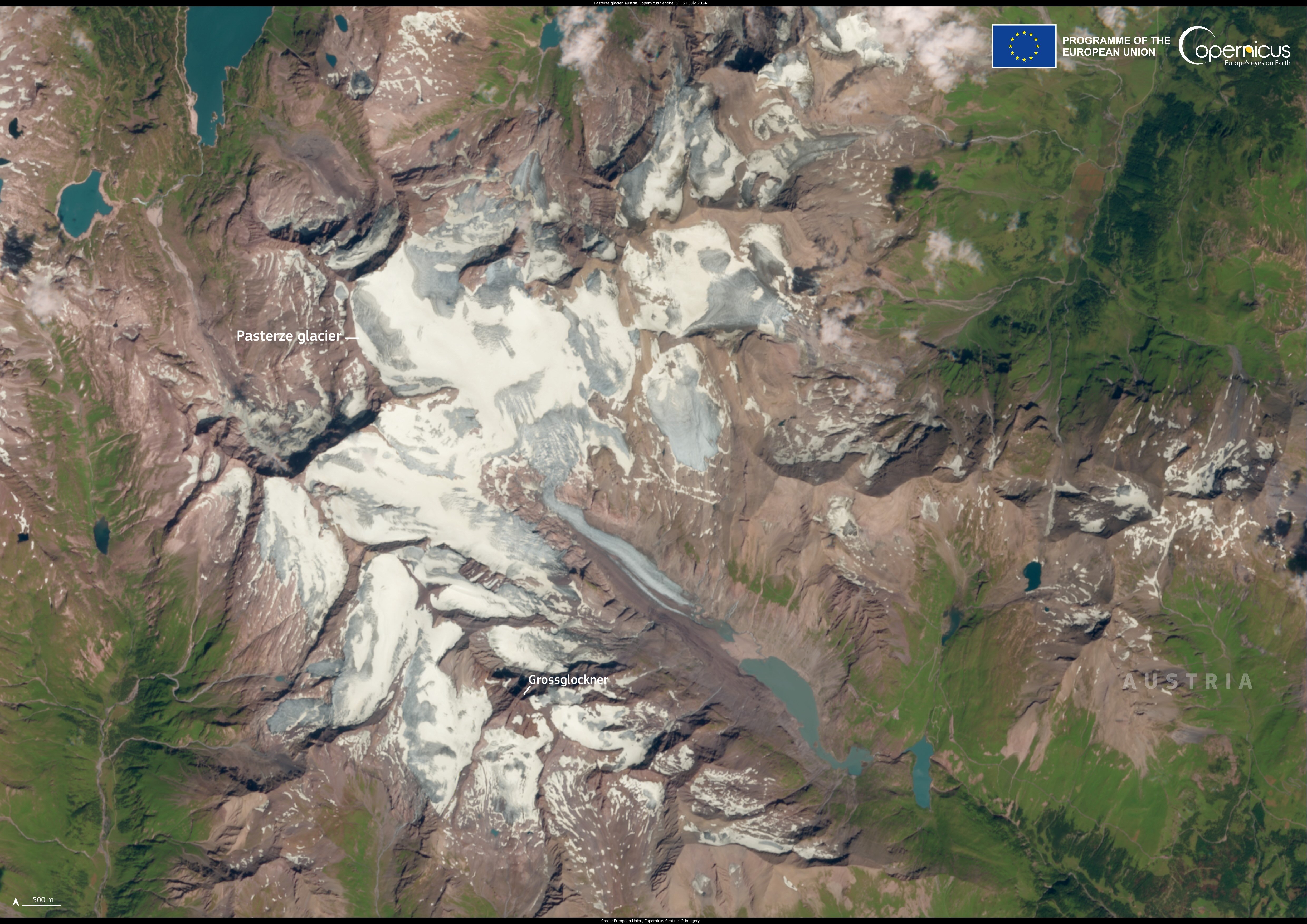 Pasterze Glacier, Pasterze, Austria, climate change, alps, Eastern Alps