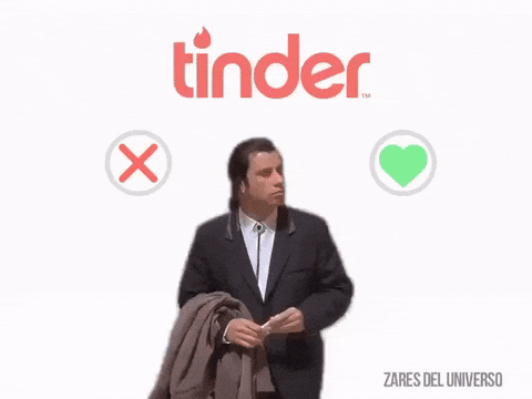 tinder, confusion, i have one daughter, weird conversations, john travolta