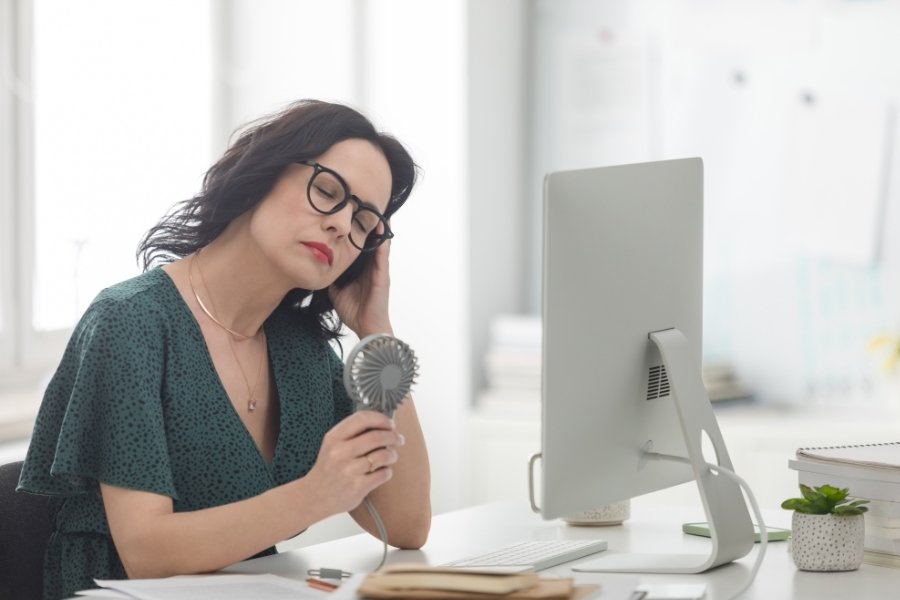 hot flash, menopause, perimenopause, perimenopause symptoms, women, middle age