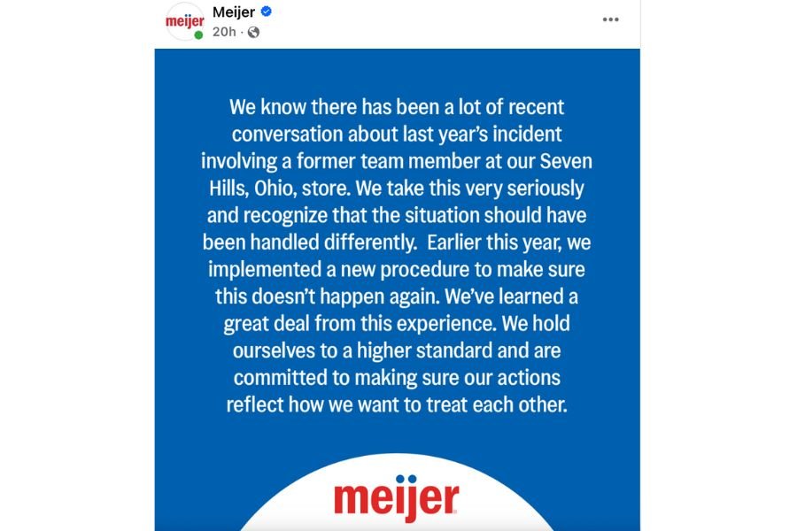 disabled teen arrested; teen eating food; disabled teen food; Meijer; Meijer statement