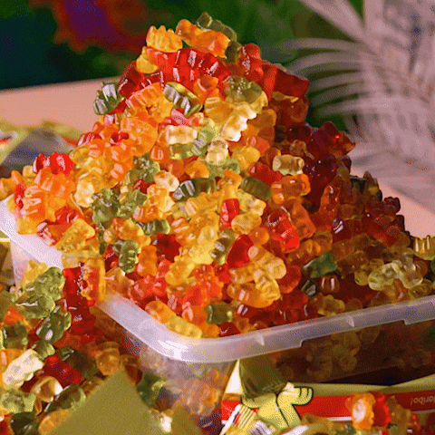 candy, candy gif, vintage candy, classic candy, gummy bears
