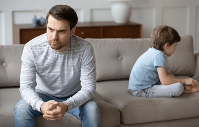 angry dad, angry home, emotions, scared child, emotional regulation,