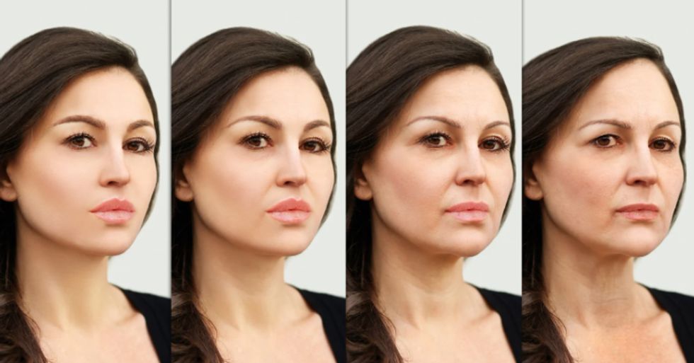 time, time perception, science of time, aging, neural processing, youth, lifespans, female aging, woman's face over the years