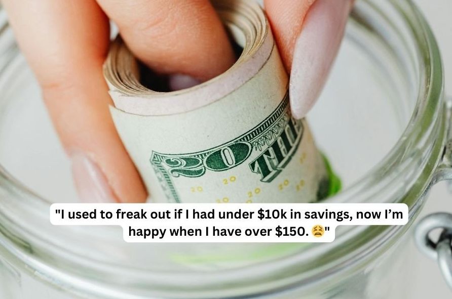 middle class, cash, savings, family finances, dollar bills,