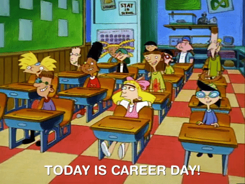 career day, career days, school career day, career day gif, hey arnold gif