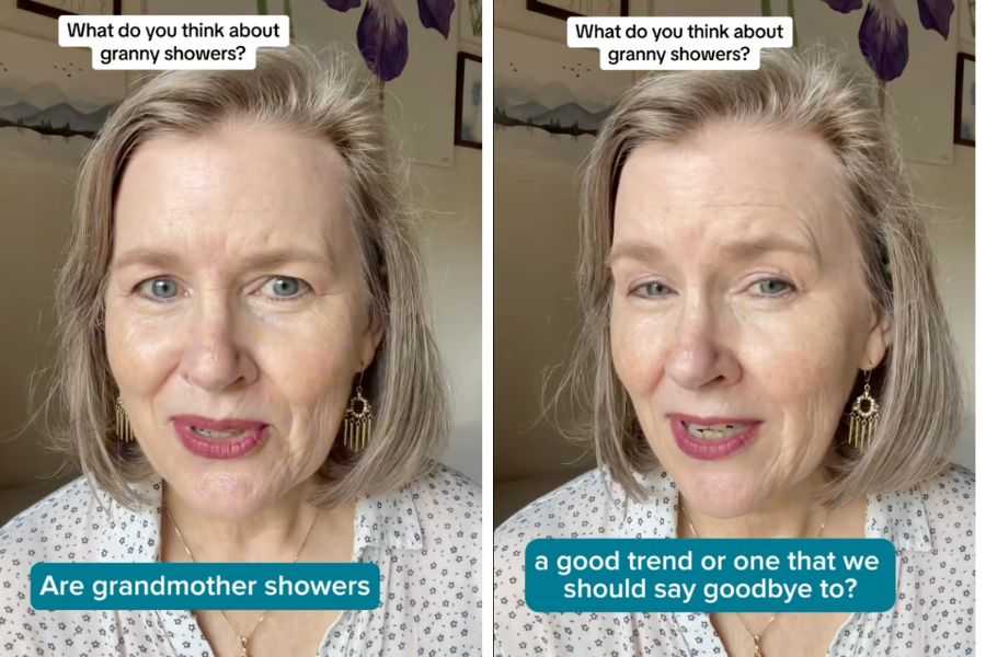 grandma showers, grandparents, parenting, family, boomers, kids, babies,