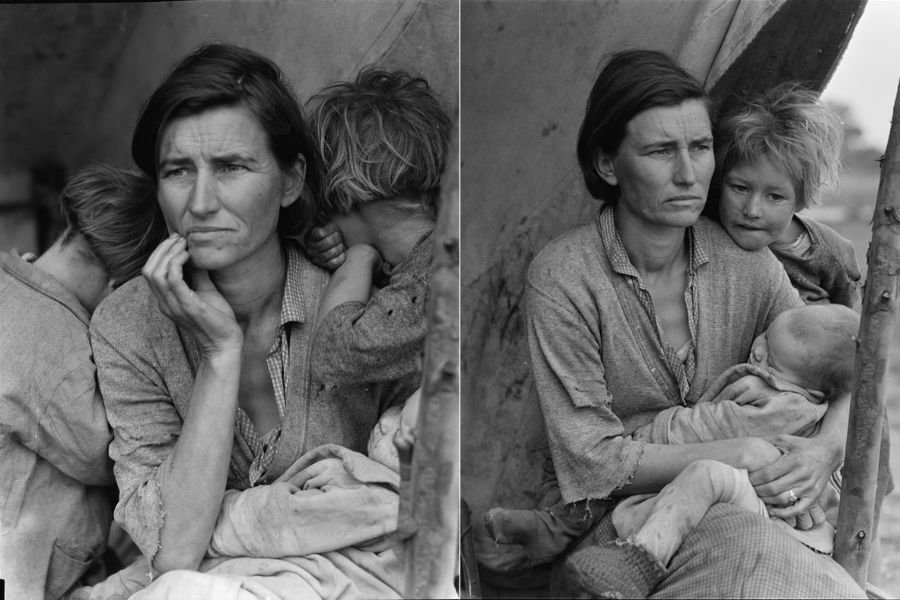 the great depression; Florence Thompson; Mona Lisa of the Great Depression; Mona Lisa; the depression; depression era