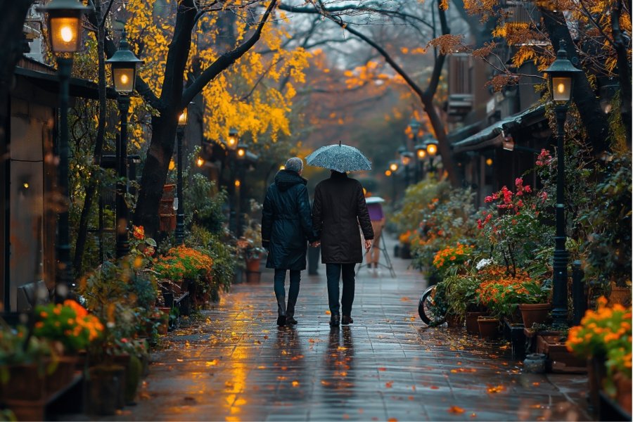 Reverse Seasonal Affective Disorder sufferers revel in the return of 'gloomy, dreary' days