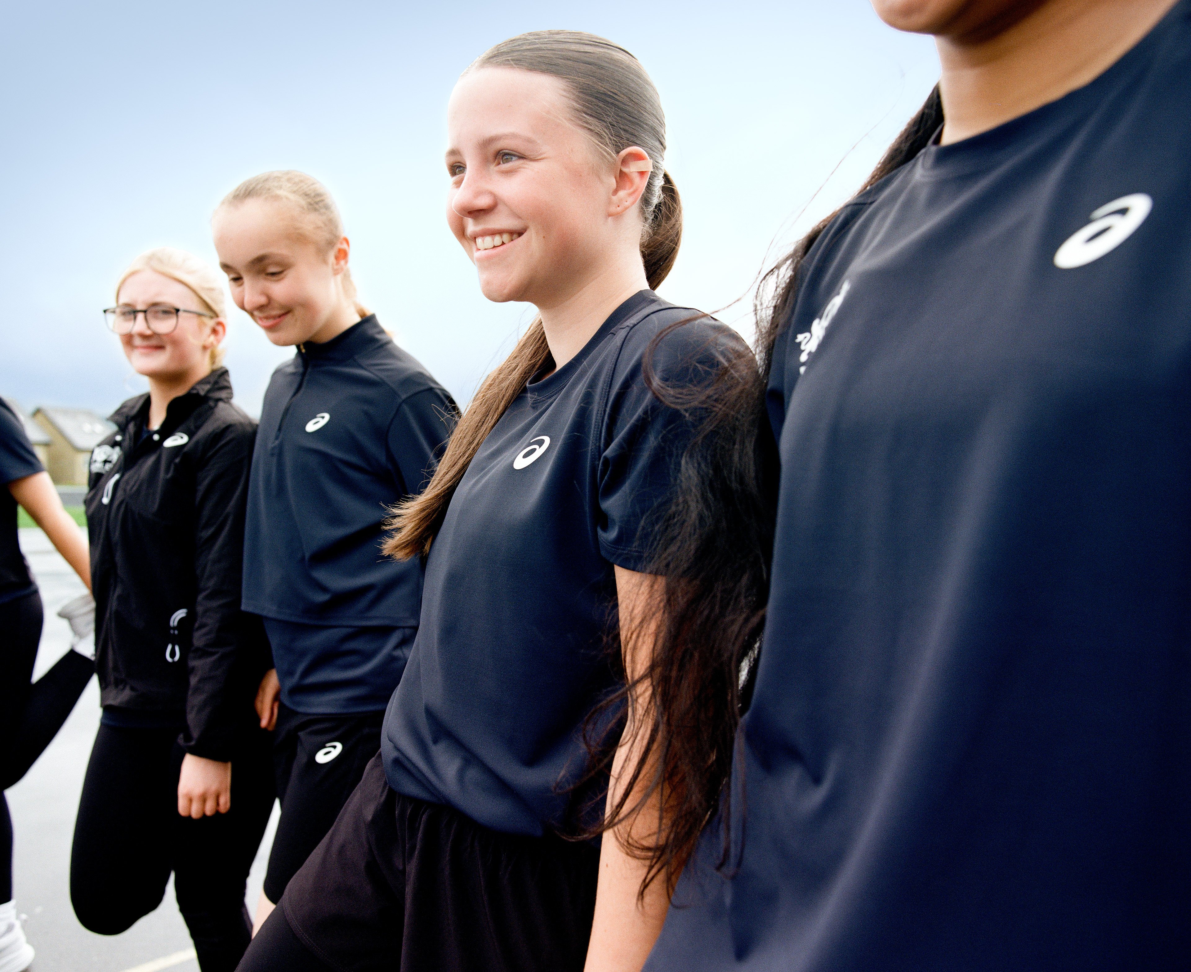 girls, sports, gym, uniform, revolutionary