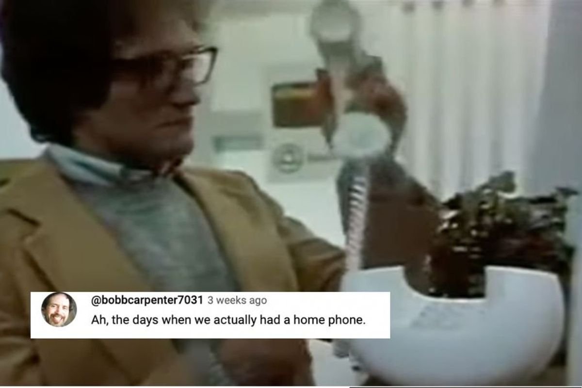 Pre-fame Robin Williams doing his thing in a 1977 phone commercial is peak nostalgia