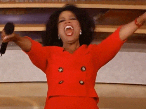 Oprah, Oprah Winfrey, self talk, talk show, gif