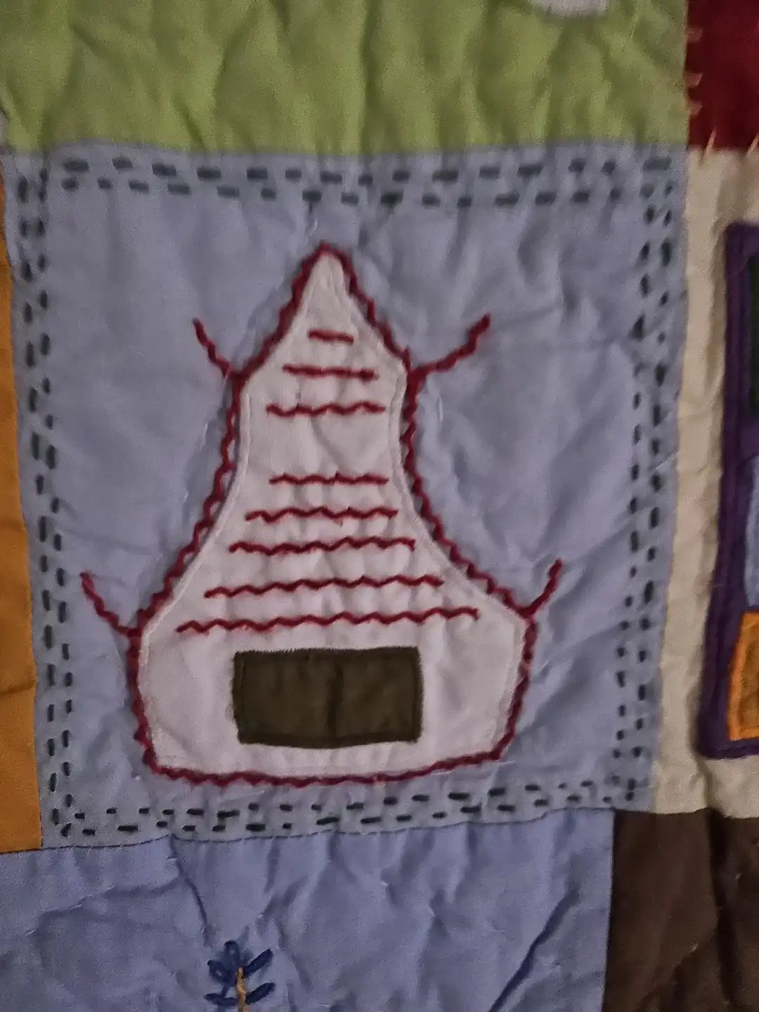 ​pottery barn, quilt, pagoda, pinafore, mystery