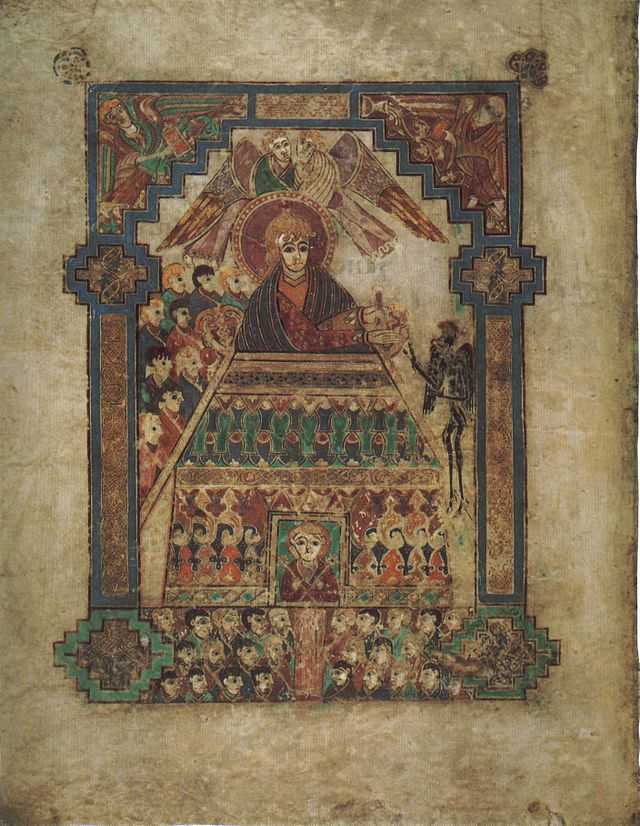 book of kells, gospel of luke, medieval art, celtic art, irish history