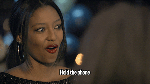 hold the phone, old phrase, phone, hold the phone gif, hold it