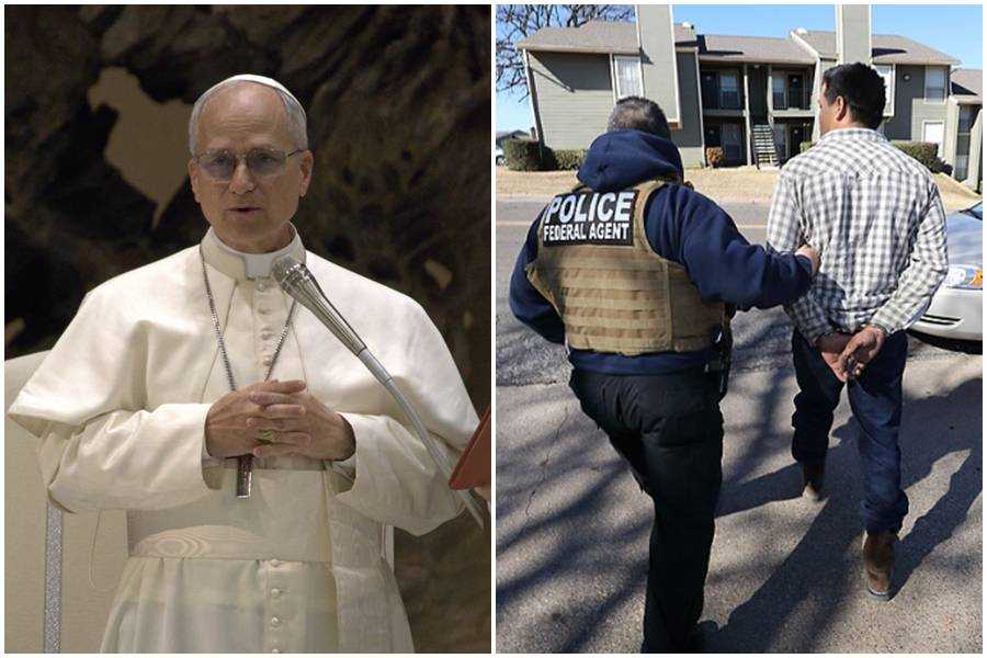 pope leo, ice, ice arrest, immigration, immigration policy,