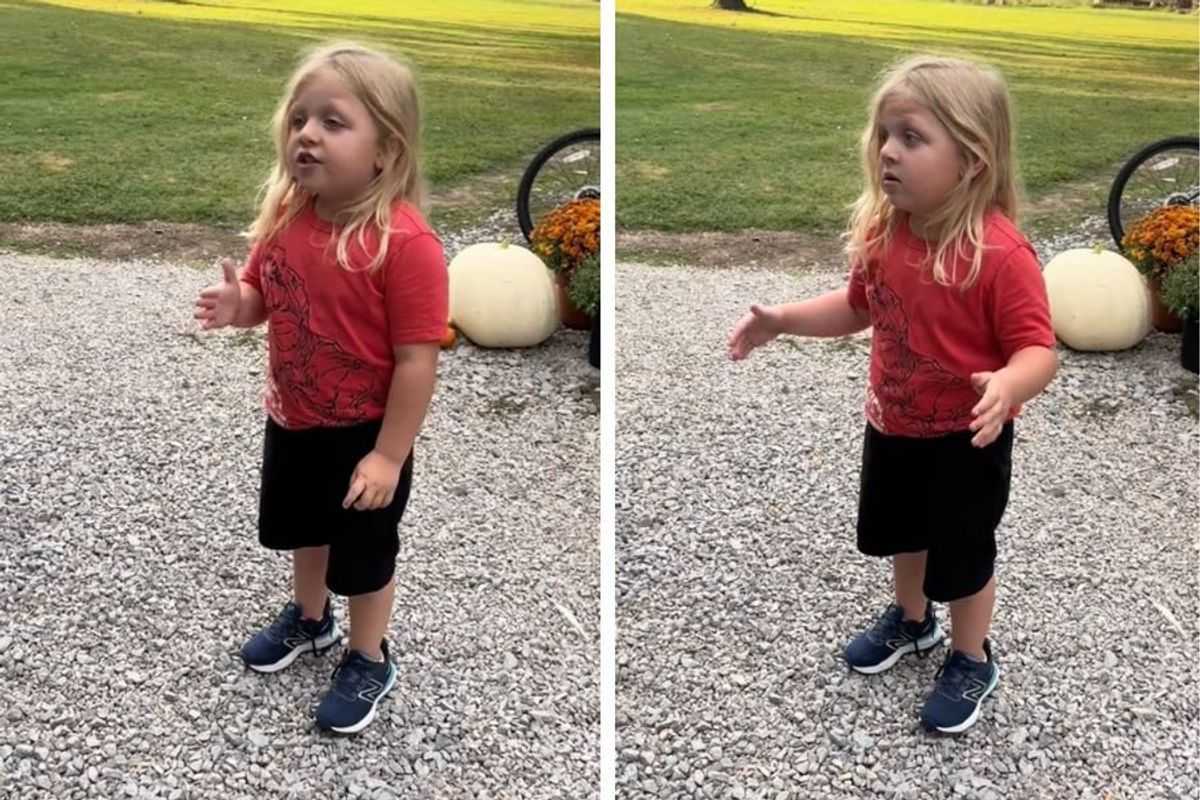 Jude, 4-year-old, viral video, TikTok, parenting, funny kids, cranky, tired, relatable, Amber Tinker