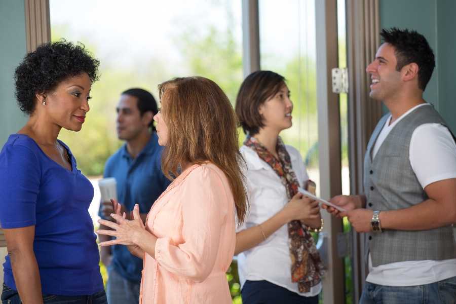 conversation, talking, networking, social anxiety, communication tips