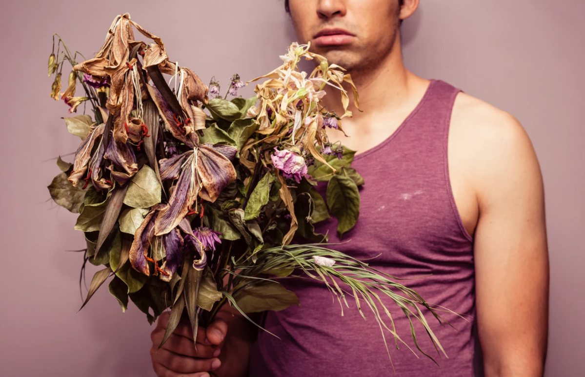 men, mens health, flowers, psychology, conversations, vulnerability, confessions, relationships