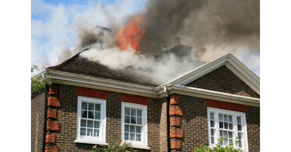 house fire, fire, house on fire, neighborhood, danger