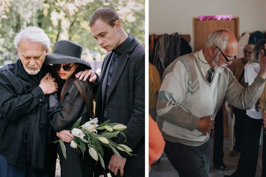 Grandpa attends funeral for his 15-year-old grandson, then bursts into dance