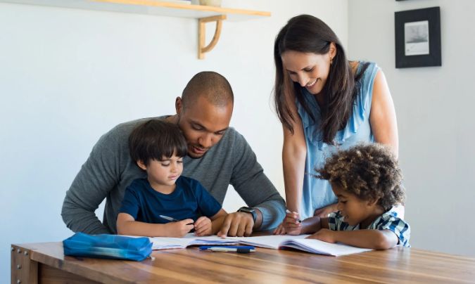 parents, children, homework, parents and kids, sturing, smart kids, good grades
