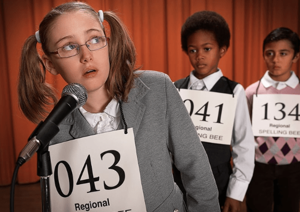 intelligence, smart kid, kid in competition, kinds in line, nervous child, competition