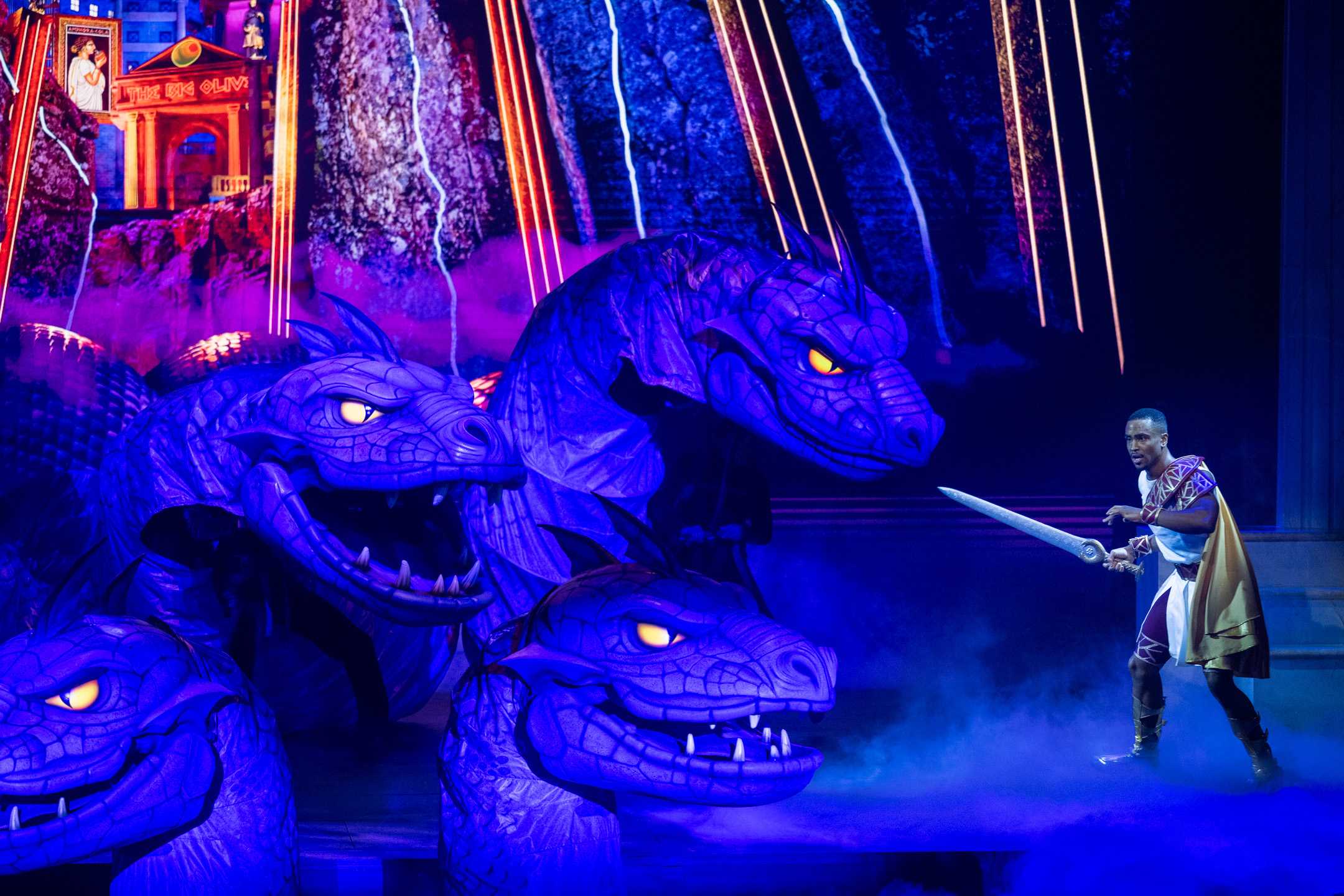 disney destiny, disney cruise, disney hercules, walt disney theater, broadway-style shows