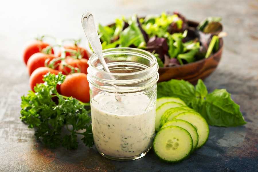 ranch dressing, salad dressing, ranch dip, American, United States
