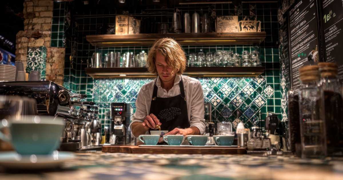 coffee shop, barista, giving, generosity, breakfast