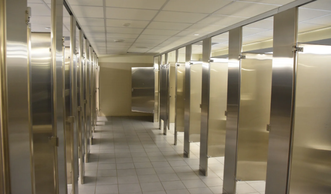 restroom, athroom stall, public restroom, stalls, toilets, 