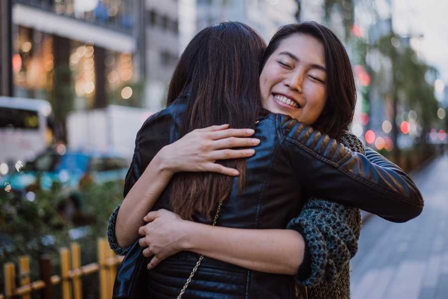 friends, friendship, affection, hug, love