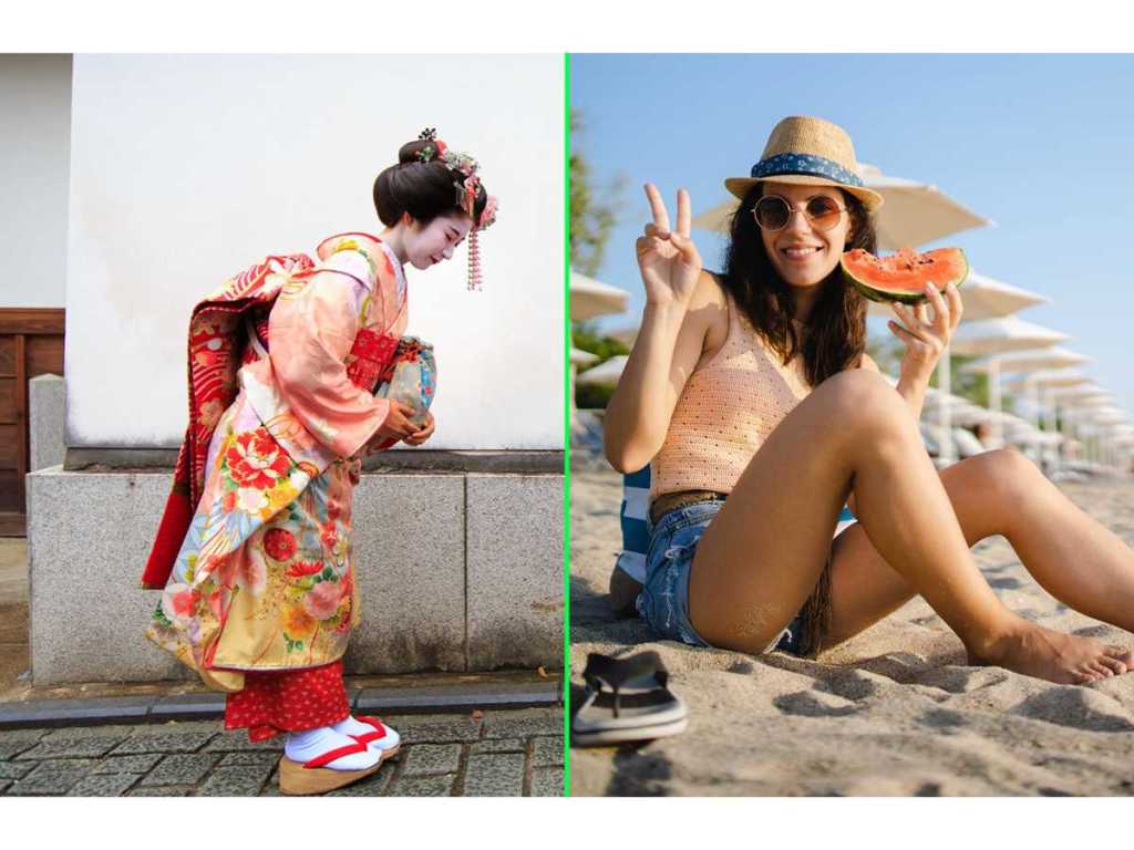 Japan, American, bowing, peace sign, community, culture, Reddit, hand gestures