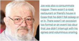 obituary, humor, death, family, family memories, dying, legacy