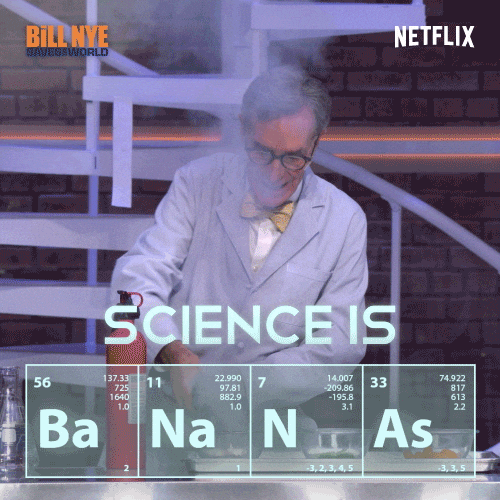 science, discovery, lab, batteries, Bill Nye, gif