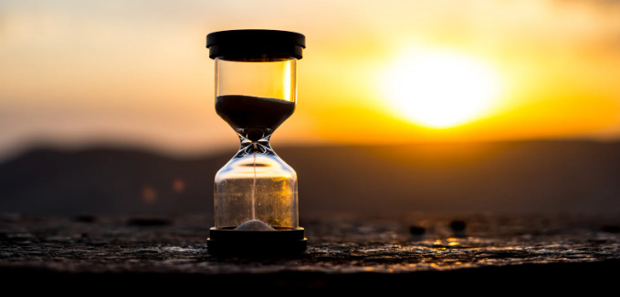time, hourglass, sunset, sand, days, cycles