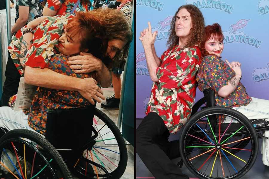 weird al yankovic, music fans, 1980s nostalgia, celebrities, emotional meetings
