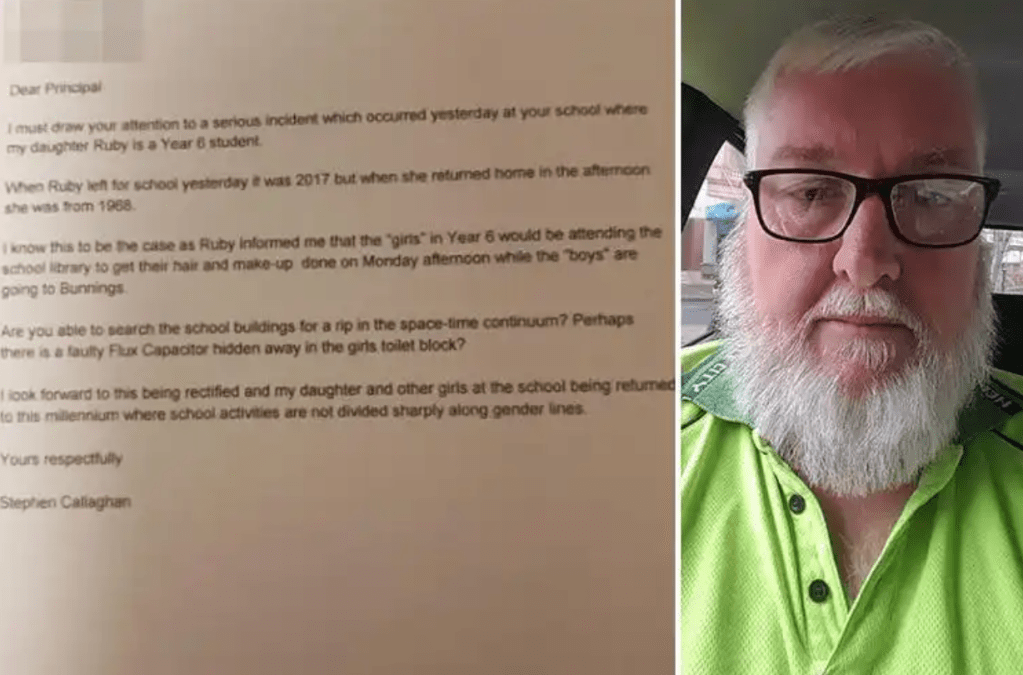 sexism, dads, daughters, parenting, school, sexism, time travel, family, women, girls