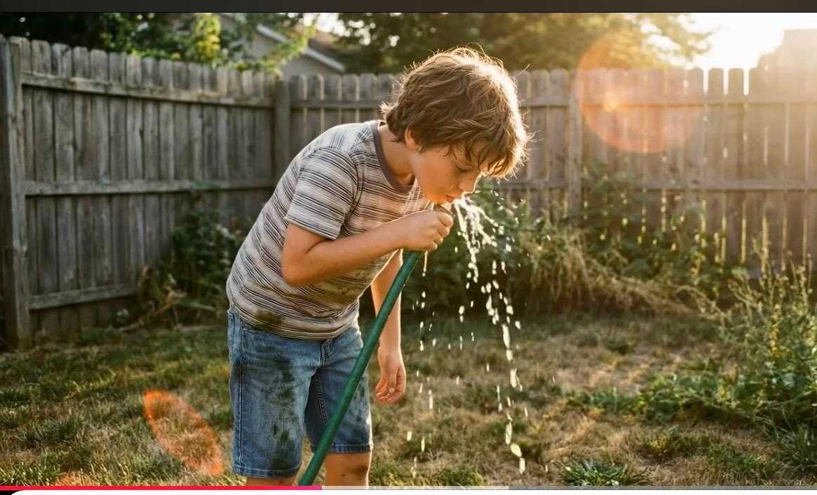Generation X, Gen X, childhood, summer, water hose