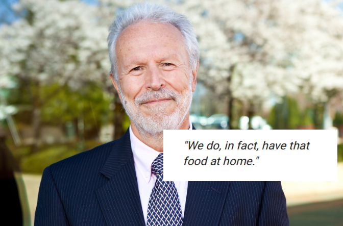 boomer, grandpa, boomer man, baby boomer, man in 60s, food at home