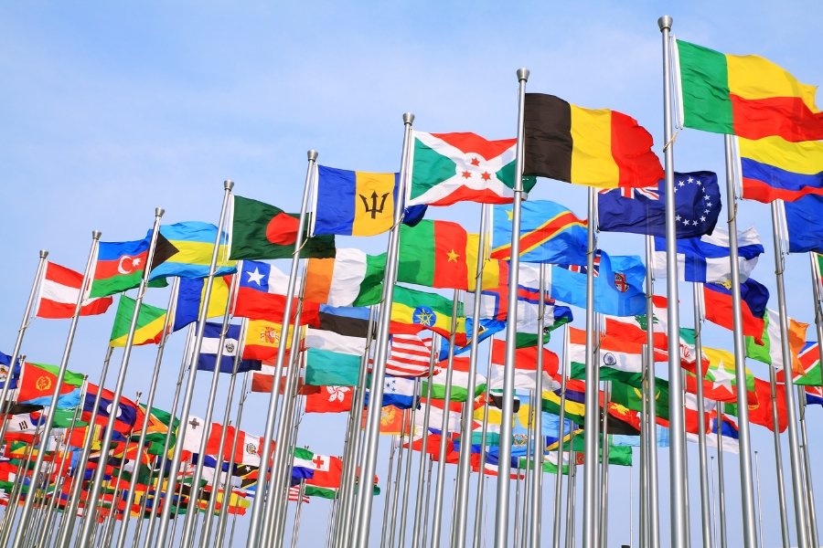 flags, countries, world, patriotism, nationalism