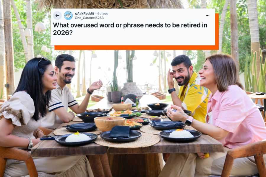 words, overused words, therapy speak, 2025 slang, filler words, retired phrases, ask reddit, 2026 slang,