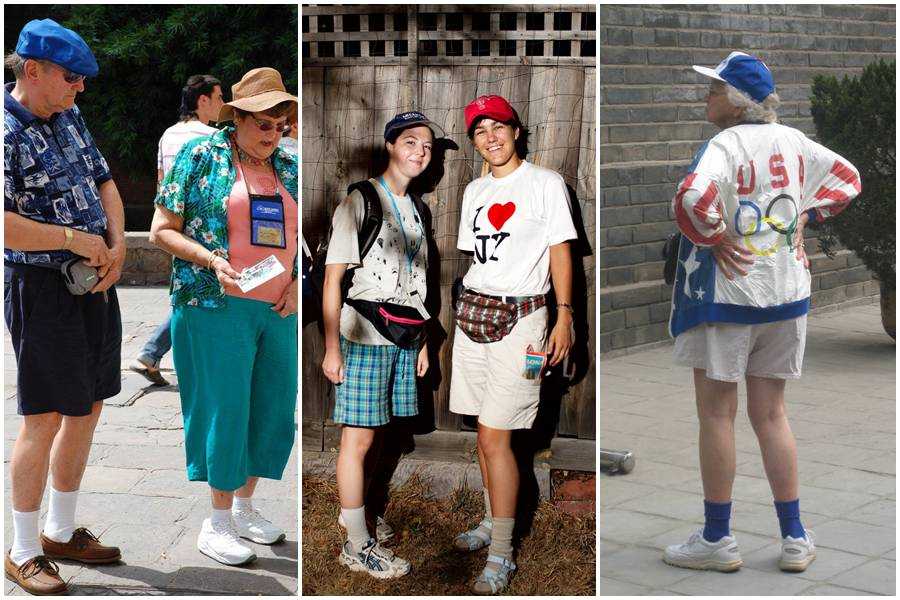 tourists, american tourists, us tourists, vacation, american style