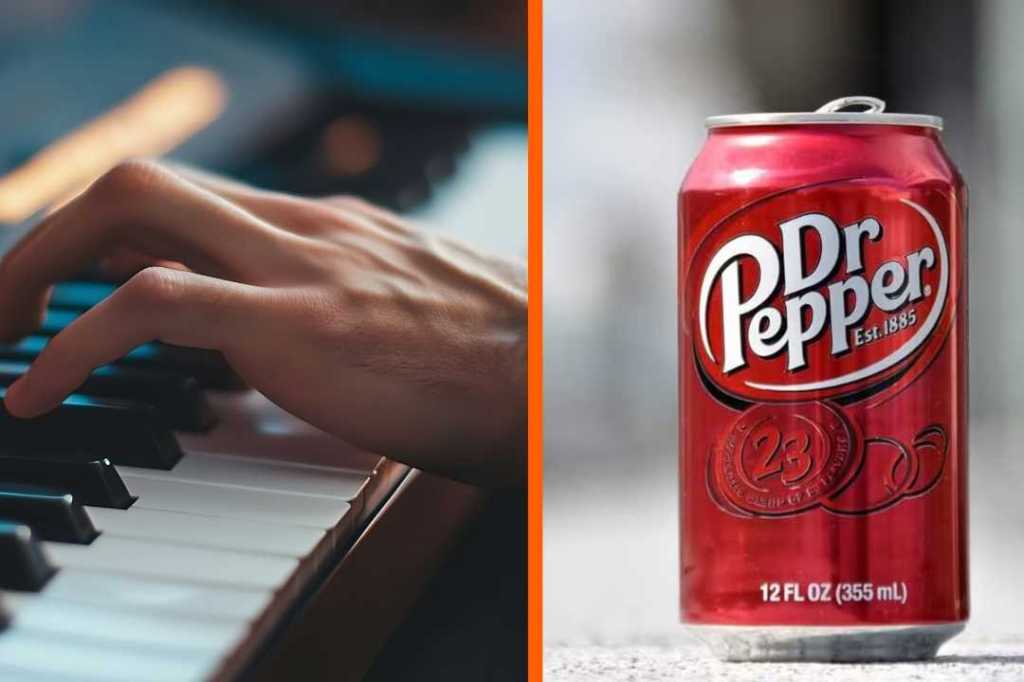 piano, keyboards, music, jingles, Dr. Pepper, commercial advertisement