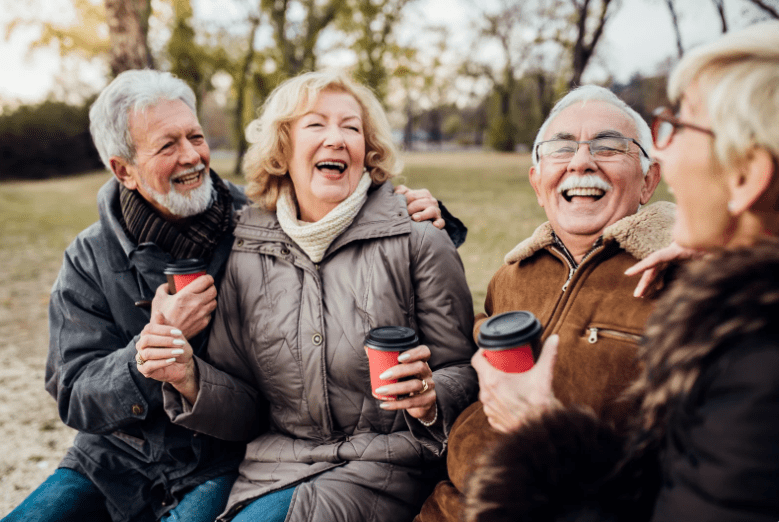 boomer, boomers, boomer friends, boomers socializing, positive boomers