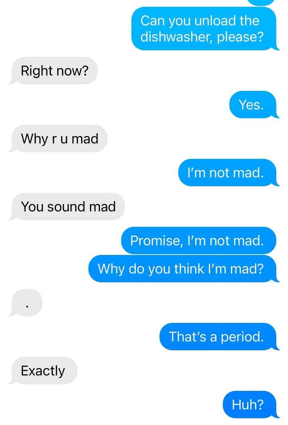 Texting, periods, gen z, gen x, generation gap