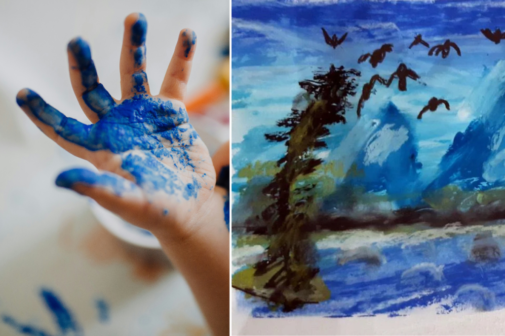 A dad posted his 5-year-old’s paintings online. He never imagined a response this big.