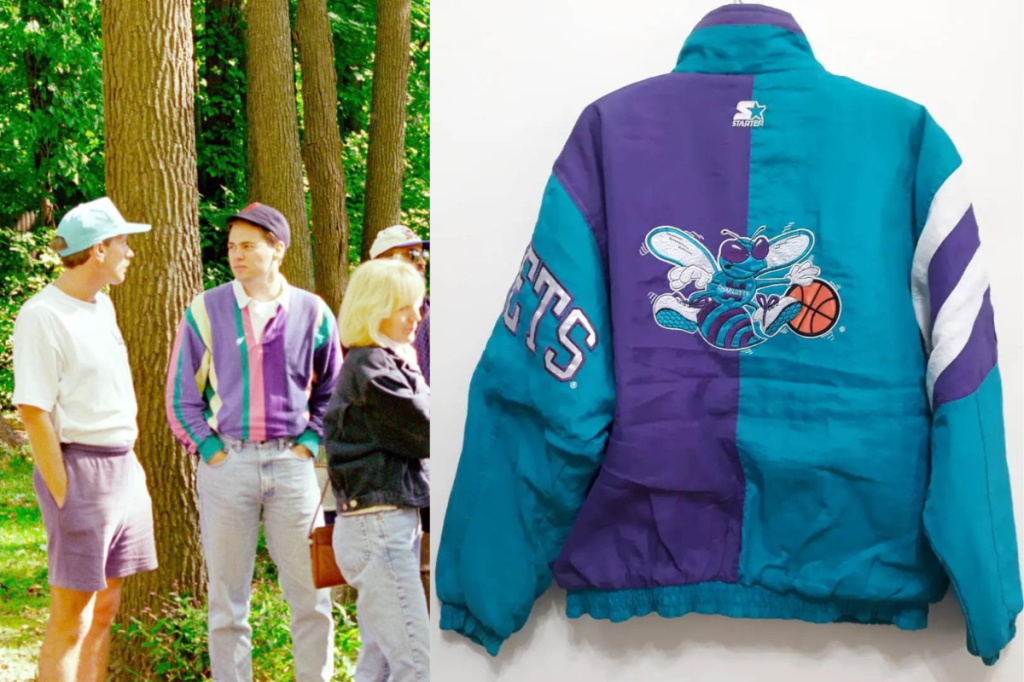 teal and purple, purple and teal, teal and purple 90s, 1990s colors, 90s trends