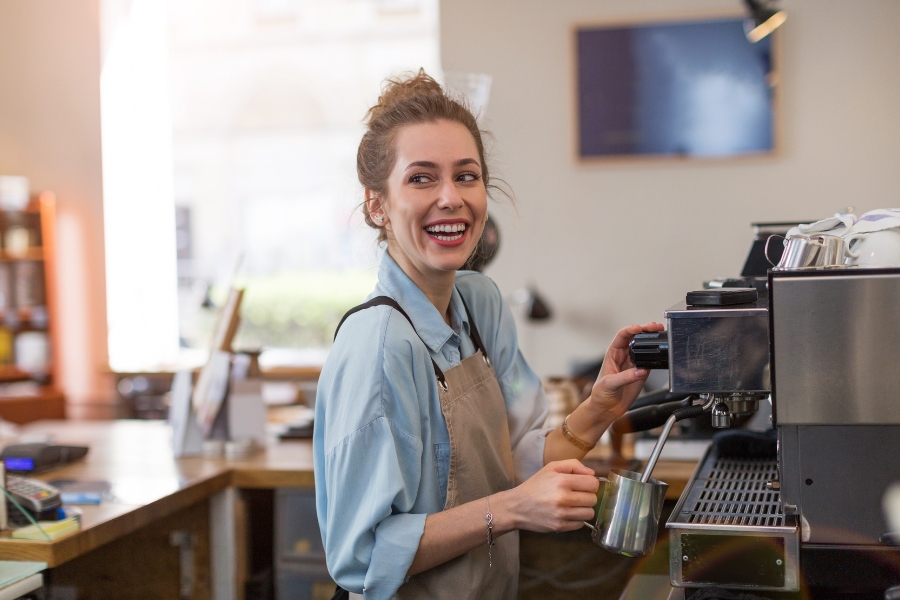 An American got hired as a part-time barista in Germany. The job benefits blew her mind.